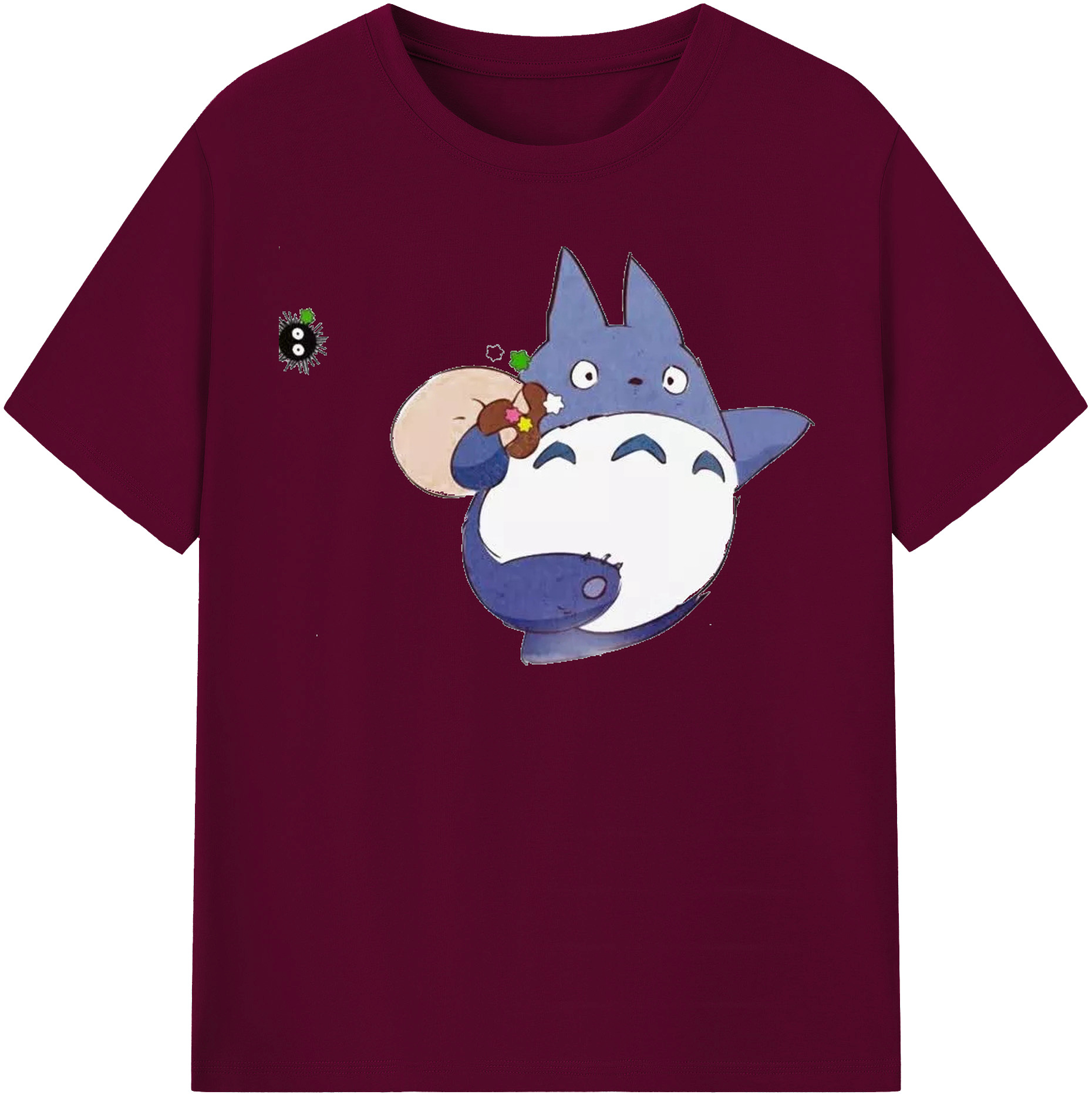 （画像用） となりのトトロ 草壁メイ 草壁サツキ My Neighbor Totoro Satsuki Kusakabe Mei Kusakabe レディースカジュアルプリントTシャツ（綿100％）